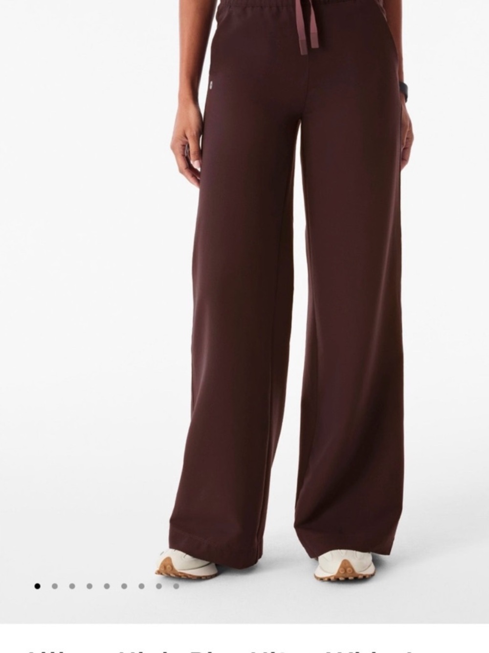 NWT Allison High-Rise Ultra-Wide-Leg
Scrub Pant - XXST